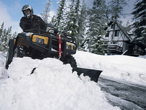 Will you be plowing open driveways or will you need to maneuver around trees and other objects?