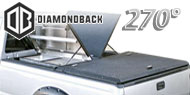 DiamondBack 270° Truck Covers Black Aluminum