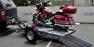 Loading and Unloading Your Motorcycle on a Kendon Trailer
