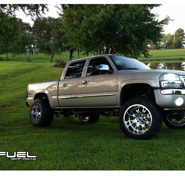 Fuel Wheels D512 Throttle Deep Lip In Chrome Finish 7910