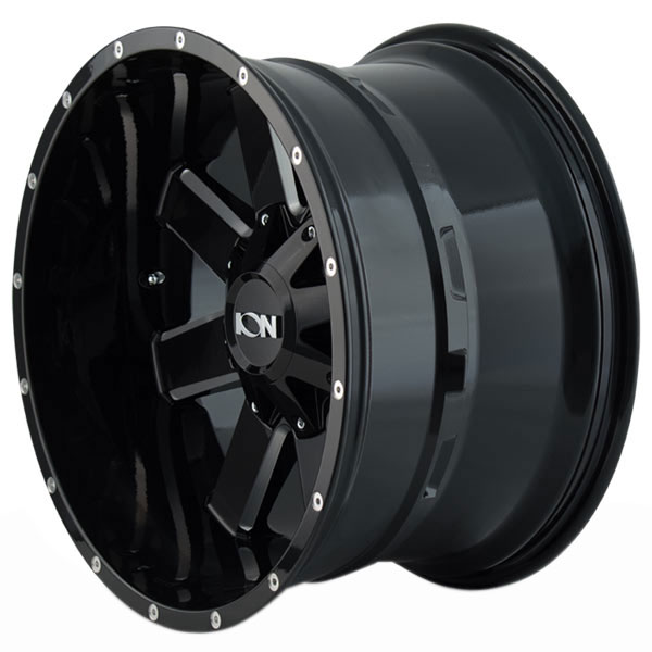 Truck Wheels And Tires >> Ion Alloy 141 Gloss Black Milled Spoke Wheels ... Truck Wheels And Tires >> Ion Alloy 141 Gloss Black Milled Spoke Wheels ...