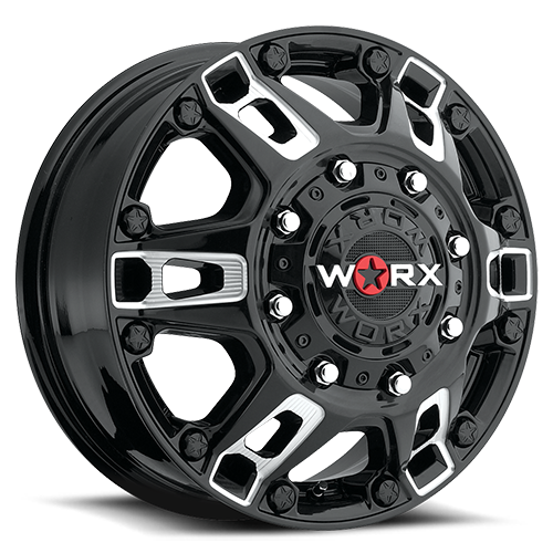WORX Wheels Dually Beast 803 Front Gloss Black ... WORX Wheels Dually Beast 803 Front Gloss Black ...