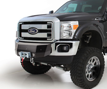 Product showcase of the Smittybilt XRC on a Ford F-250