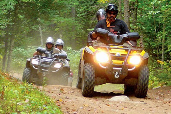 Atv's on the trail