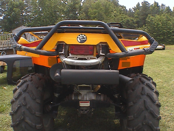 Atv rear view