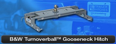 B & W goose neck hitch pictured