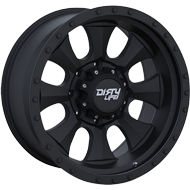 IRONMAN 9300 20x9, 5x150, OS: 0mm, BS: 110mm - Matte Black w/ Black Beadlock