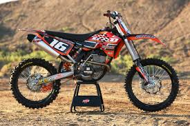A standard dirt bike is pictured