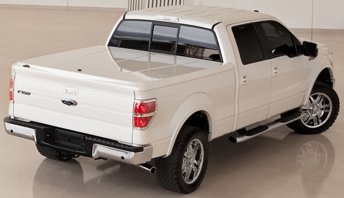 White Ford F-150 4 door