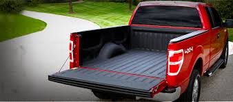 truck bed has a rug