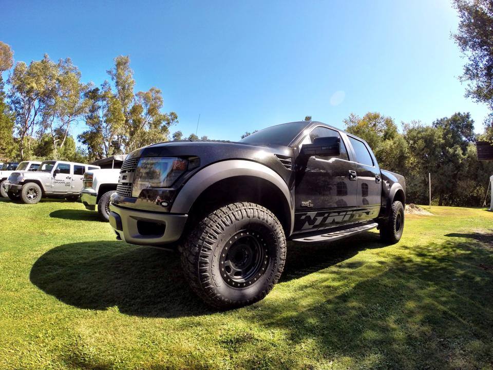 Truck with Nitto tires