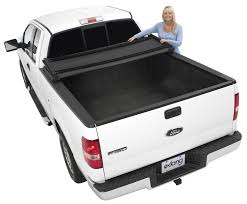 White Ford F-150 with tonneau cover