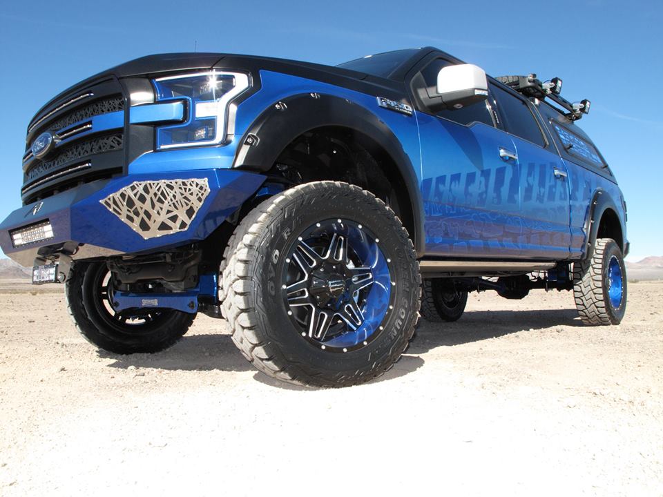 BLue and black Ford
