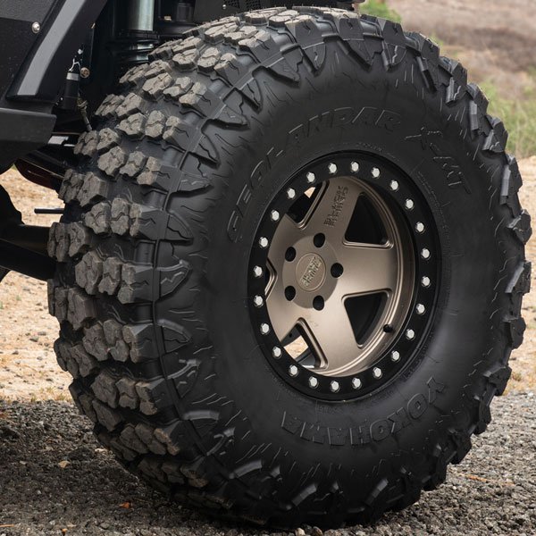 Black Rhino Crawler Beadlock Matte Bronze W Black Lip Wheels