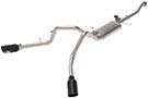 452-49-33123-B Gemini XV 3" 304 Stainless Steel Cat-Back Exhaust System w/ Cutout Black Tips
