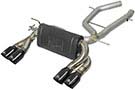 49-36338-B 2015-19 BMW M3/M4 L6-3.0L (tt) S55; MACH Force-Xp 2.5" SS Axle Back Exhaust System w/ Blk Tips