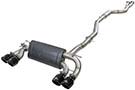 49-36343-B 2019 M2 'Competition' L6-3.0L S55; MACH Force-XP 3" to 2.5" 304 SS DP Back Exhaust System w/ Blk Tip
