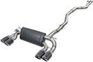 49-36343-C 2019 M2 Competition L6-3.0L S55; MACH Force-XP 3" to 2.5" 304 SS DP Back Exhaust Sys w/ CF Tips