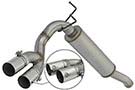 452-49-42057-P Rebel Series 3½" SS Cat-Back Exhaust System w/ Polished Tip