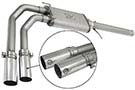 452-49-44062-P Series 3" to 2½" 409 SS Cat-Back Exhaust w/ Polished Tip