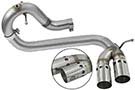 452-49-44065-P Rebel Series 3" 409 SS DPF-Back Exhaust System w/ Polished Tips