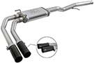 452-49-44098-B Rebel Series 3" to 2½" 409 Stainless Steel Cat-Back Exhaust System w/ Black Tips
