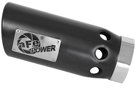 49T40502-B121  Tip 5" O.D. 409 SS Rolled Edge, Single Wall, MACH Force-Xp 4" Inlet 12" Length (Black)