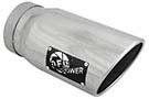 49T50601-P12  Tip 6" O.D. 304 SS Rolled Edge, Single Wall, MACH Force-Xp 5" Inlet 12" Length (Polished)