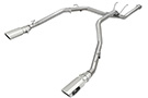 aFe Large Bore-HD 409 SS DPF-Back Exhaust System w/ Polished Tip