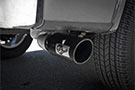 aFe POWER Large Bore HD Exhaust System installed on a truck