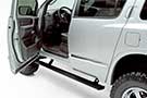 AMP Research Powerstep Running Board automatically extends when any truck door is opened