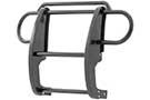 The black steel Jeep grille guard by Aries Automotive