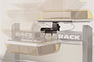 BackRack Center Mount Folding light bracket with 16 x 7-inch base