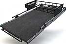 Black BedBasket steel tray storage
