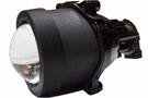 Hella 60mm Module Low Beam Lamp with clear lens and black housing