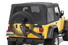 Jeep TJ with Bestop HighRock 4x4 Rear Bumper with Tire Carrier