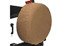 Tan large tire cover