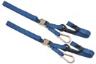 Carabiner Soft Hook Tie Downs (Blue) - 100538