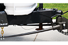 Blue Ox SwayPro Hitch with Bolt-on Latches Installed