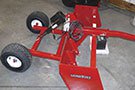 Grade Boss Ground Leveling Attachment Installed