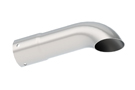9-inch Single Round Turndown Polished Exhaust Tip from Borla