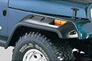 Front Cut-Out Fender Flare on a Jeep Wrangler YJ