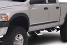 Truck mounted with XM3 Polished Super Hoop Side Steps