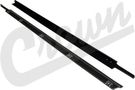 Crown® 55176565K Door Glass Weatherstrip; Outer; Black;