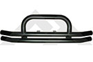 Crown Automotive Front Double Tube Bumper, Semi Gloss Black