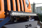 DV8 Offroad 20-inch SL8 Slim light bar mounted on Jeep