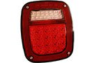 Delta LED Tail Light with red lens