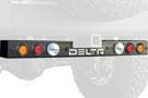 Delta LED Ground Bar with Turn/Stop/Backup light installed on Jeep's rear