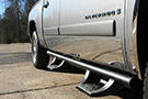 Fab Fours Side Step installed on a truck