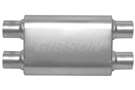 Gibson CFT Superflow Muffler with Dual Inlet and Outlet